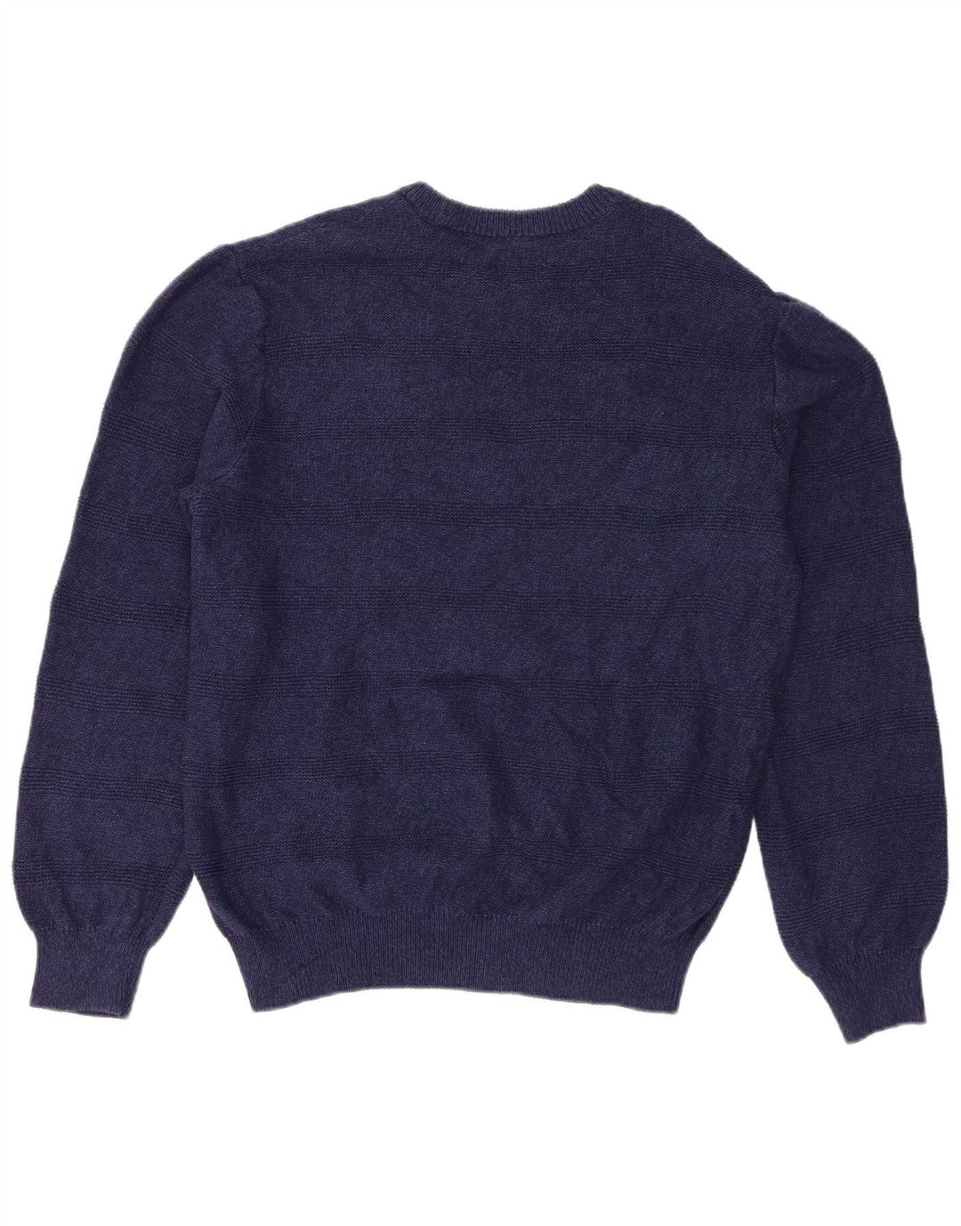 Chaps Herren-Pullover mit U-Boot-Ausschnitt, mittelgroß, marineblau gestreift