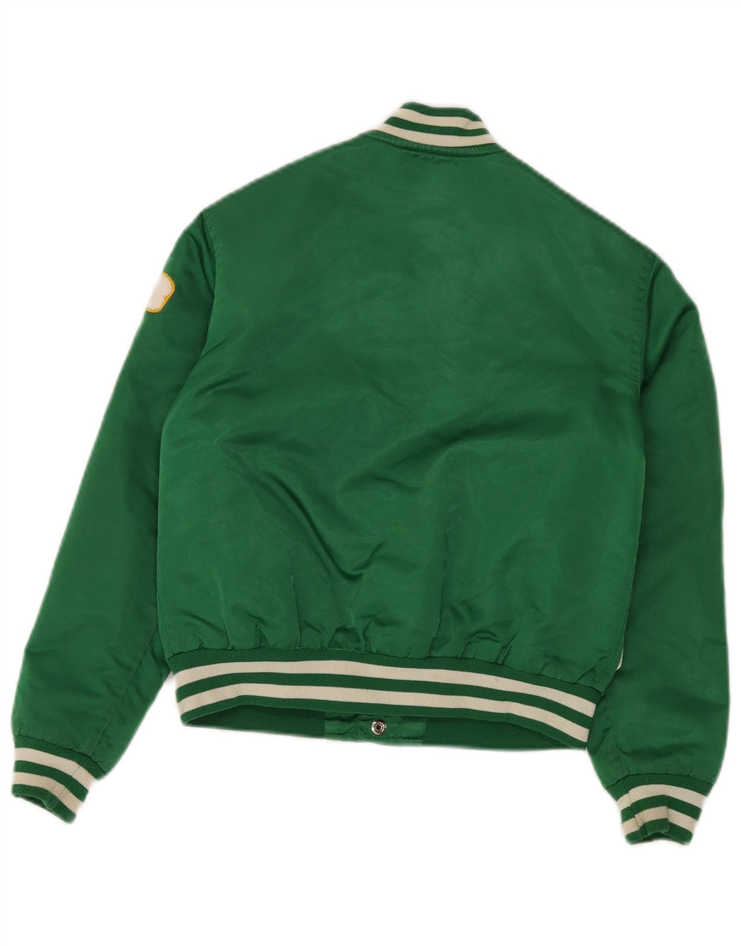 STARTER Bomberjacke mit Celtics-Grafik für Jungen, 9–10 Jahre, mittelgrünes Nylon