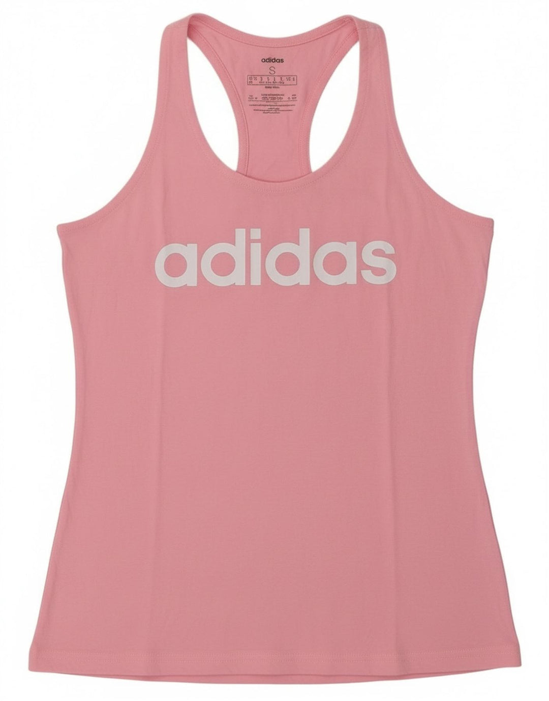 Adidas Damen Graphic Vest Top UK 8/10 Small Pink