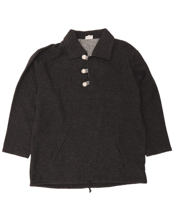 Country Herren-Pullover mit Rollkragen, IT 50, mittelgraue Wolle