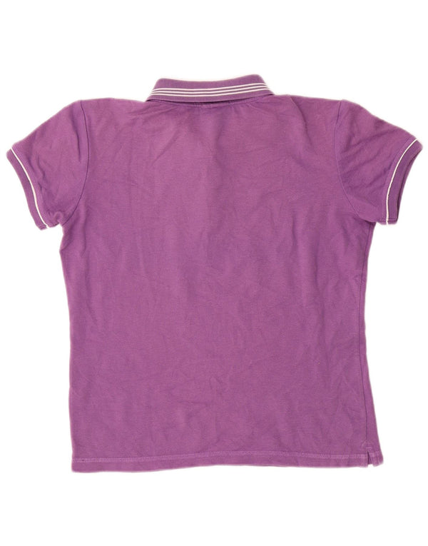 Champion Damen Heritage Fit Poloshirt UK 14 Large Lila