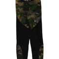 Nike Womens Graphic Leggings UK 4 XS Schwarz Camouflage Polyester