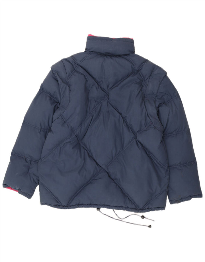 Lotto Herren Reversible Wattierte Jacke UK 36 Small Marineblau Polyester