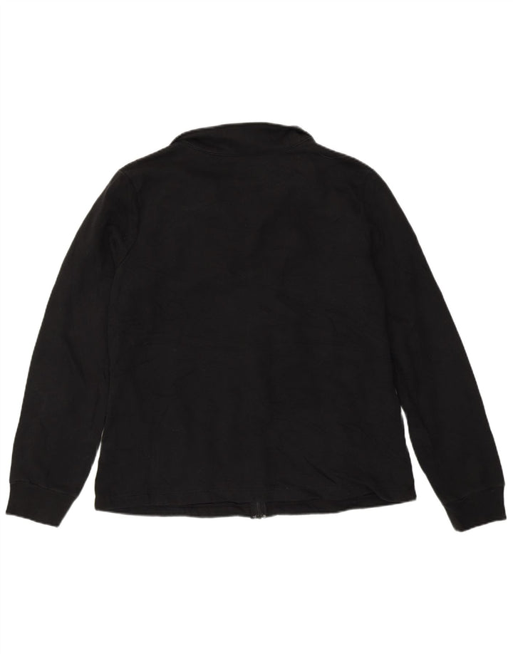 Fila Damen-Trainingsanzug-Top-Jacke, UK 16, Größe L, Schwarz