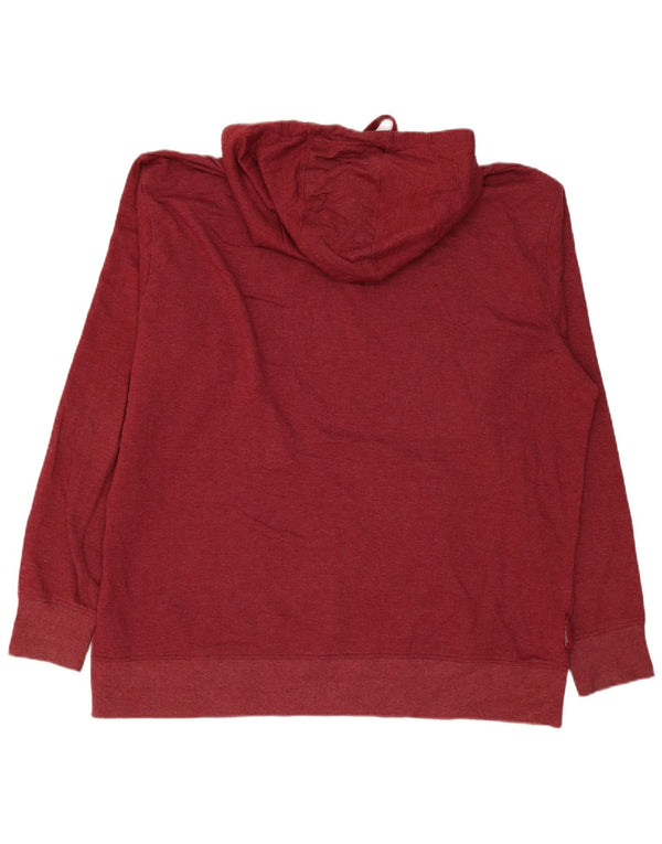 Mountain Warehouse Herren-Kapuzenpullover 2XL aus burgunderroter Baumwolle