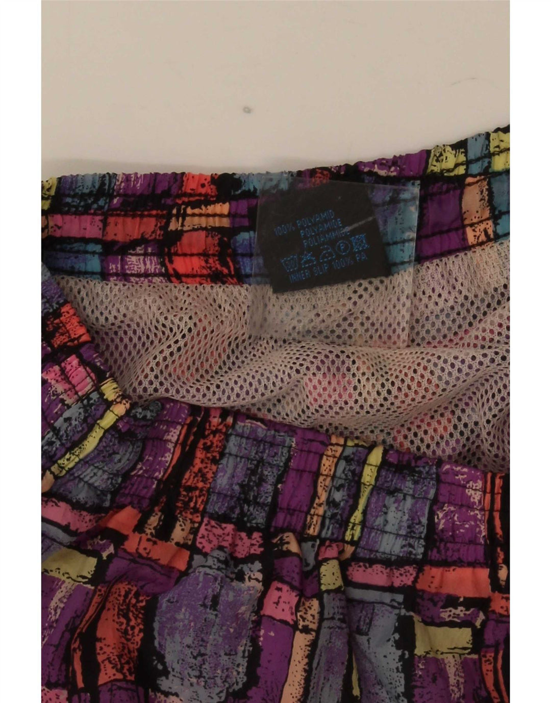 Santostefano Herren-Badeshorts, klein, mehrfarbig, geometrisch, Polyamid