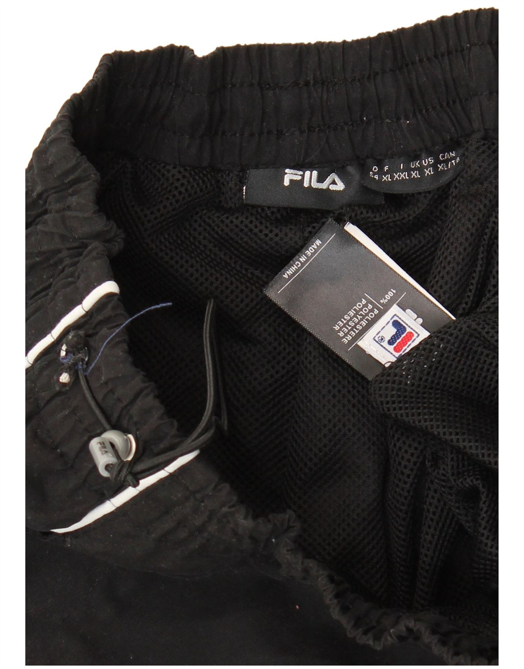 FILA Herren Graphic Capri Trainingshose XL Schwarz Polyester