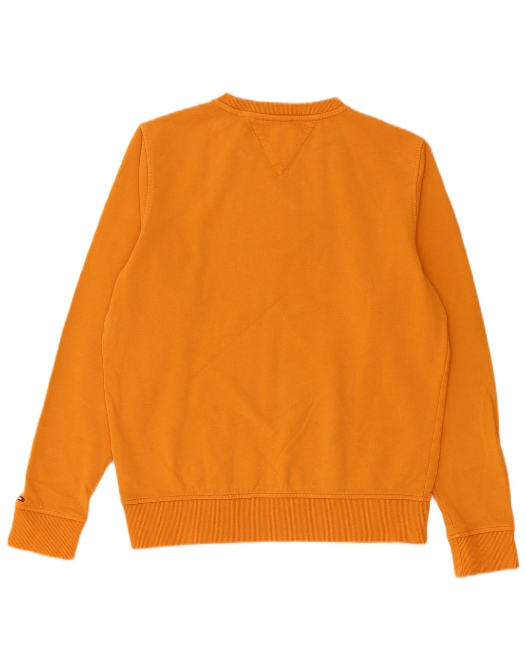 TOMMY HILFIGER Jungen-Sweatshirt mit Grafik, 13–14 Jahre, gelbe Baumwolle