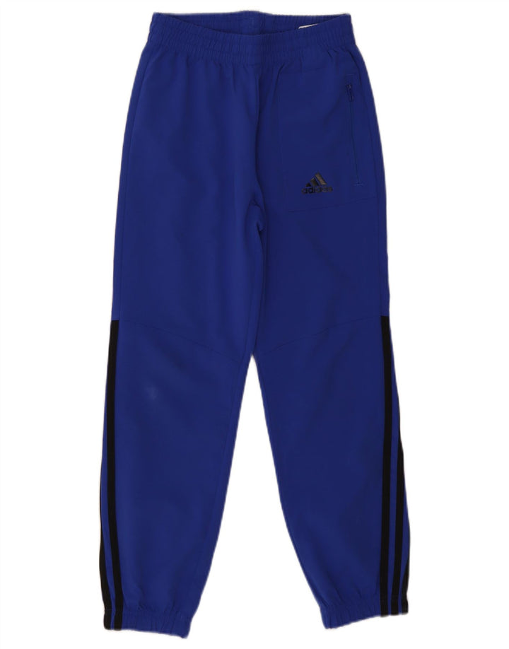 Adidas Jungen Trainingshose Jogger 9-10 Jahre Blaues Polyester