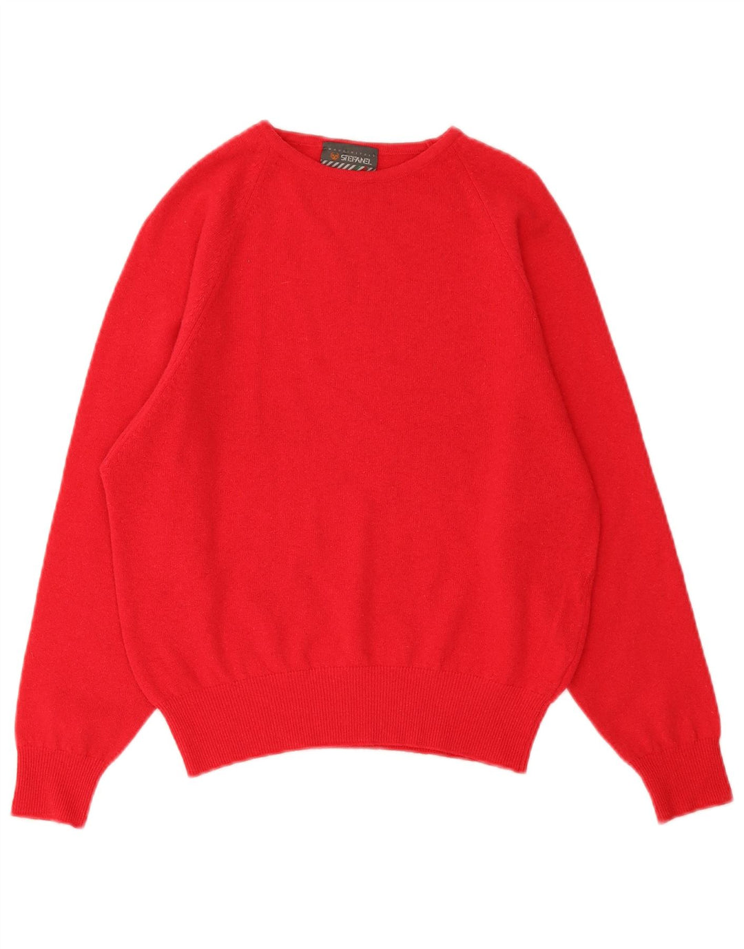 Stefanel Damen Pullover mit Rundhalsausschnitt IT 46 Large Pink