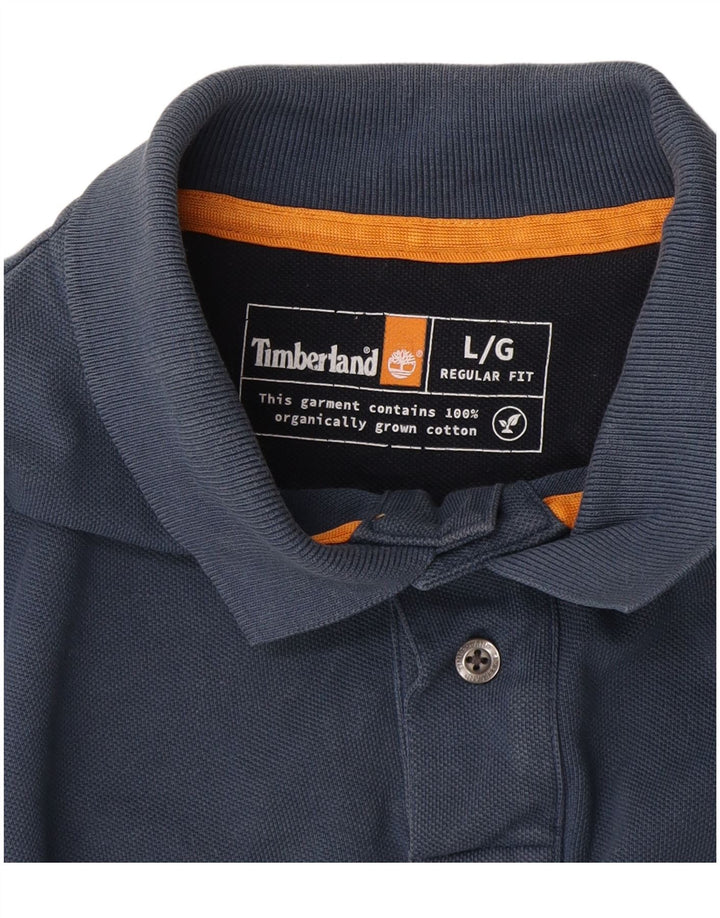 Timberland Herren-Poloshirt mit normaler Passform, groß, Marineblau