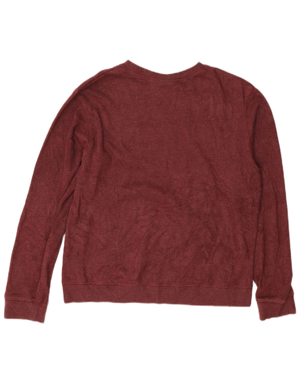 Champion Womens Minnesota Graphic Sweatshirt Jumper UK 16 Large Burgundy