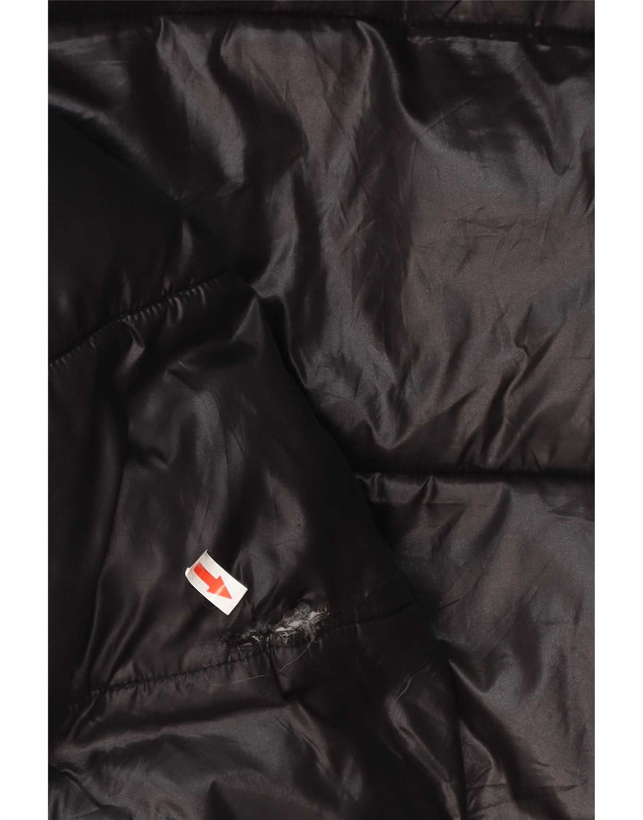 Michael Kors Herren-Jacke mit Kapuze, gepolstert, UK 38, Mittelschwarz, Polyester