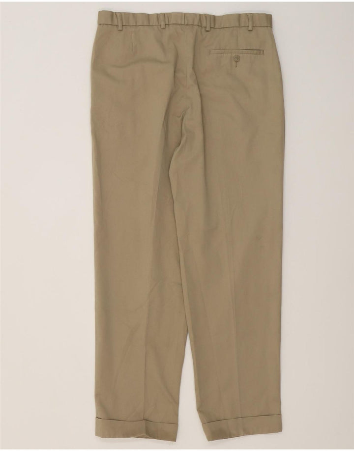 MARKS & SPENCER Herren-Anzughose mit Pegged-Anzug, W36 L31, beige Baumwolle