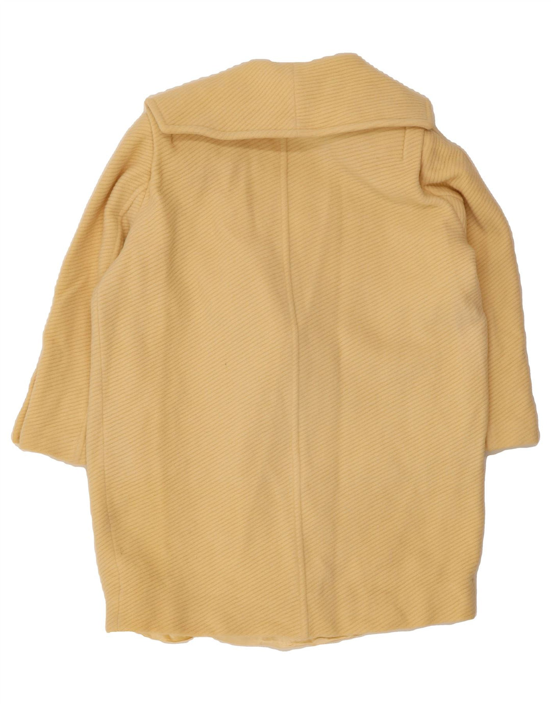 VINTAGE Womens Oversized Double Breasted Coat IT 42 Medium Beige Vintage Vintage and Second-Hand Vintage from Messina Hembry 