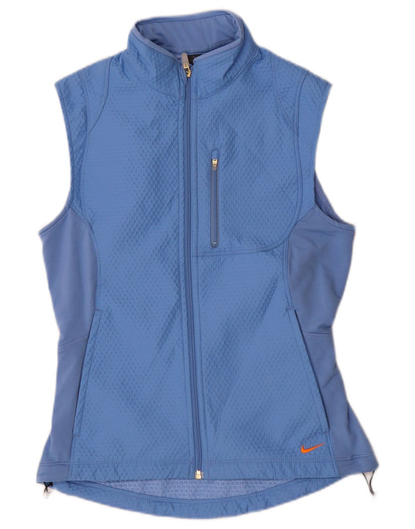 Nike Damen-Trainingsanzug, ärmellos, Jacke, US 4/6, Größe S, blau, Polyester