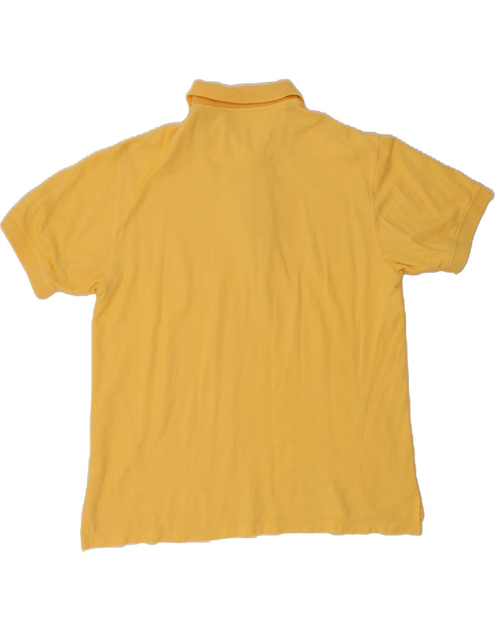 IZOD Mens Polo Shirt Large Yellow Cotton Vintage Izod and Second-Hand Izod from Messina Hembry 