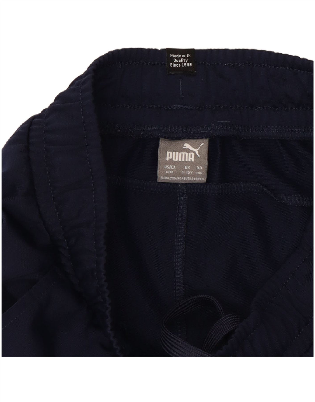 PUMA Jungen-Trainingshose, Jogginghose, 9–10 Jahre, Marineblau, Polyester