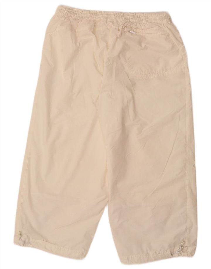 ADIDAS Herren-Bermuda-Sportshorts, groß, aus weißem Polyester