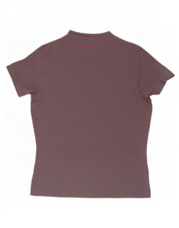 Berghaus Damen Grafik-T-Shirt-Oberteil UK 14 Mittelgraues Polyester