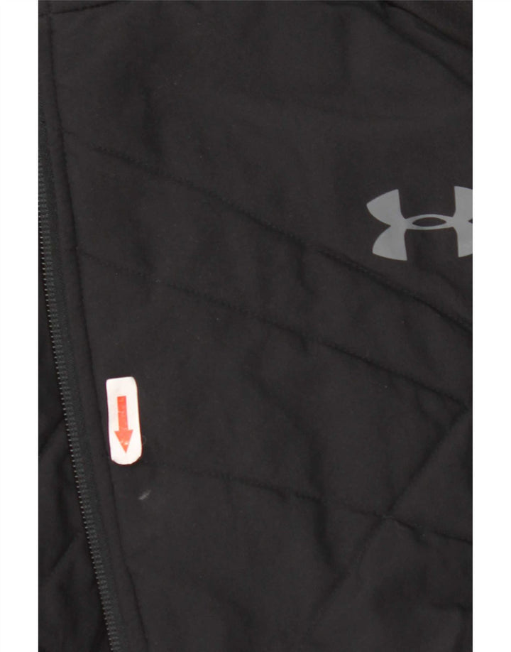 Under Armour Herren-Trainingsanzug mit Kapuze, Top-Jacke, 2XL, schwarzes Polyester