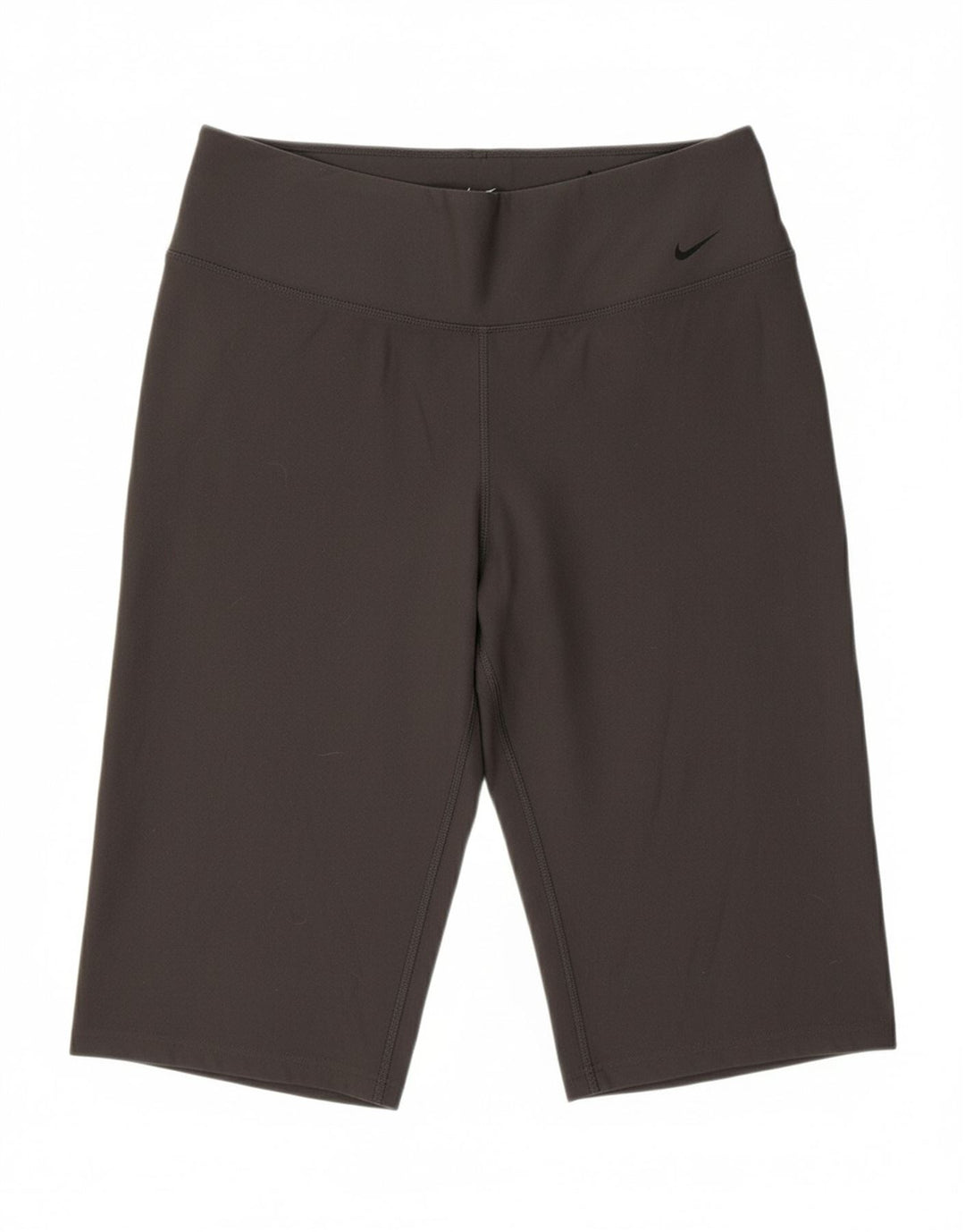 NIKE Womens Dri Fit Bermuda Sport Shorts UK 14 Large Grey Polyester