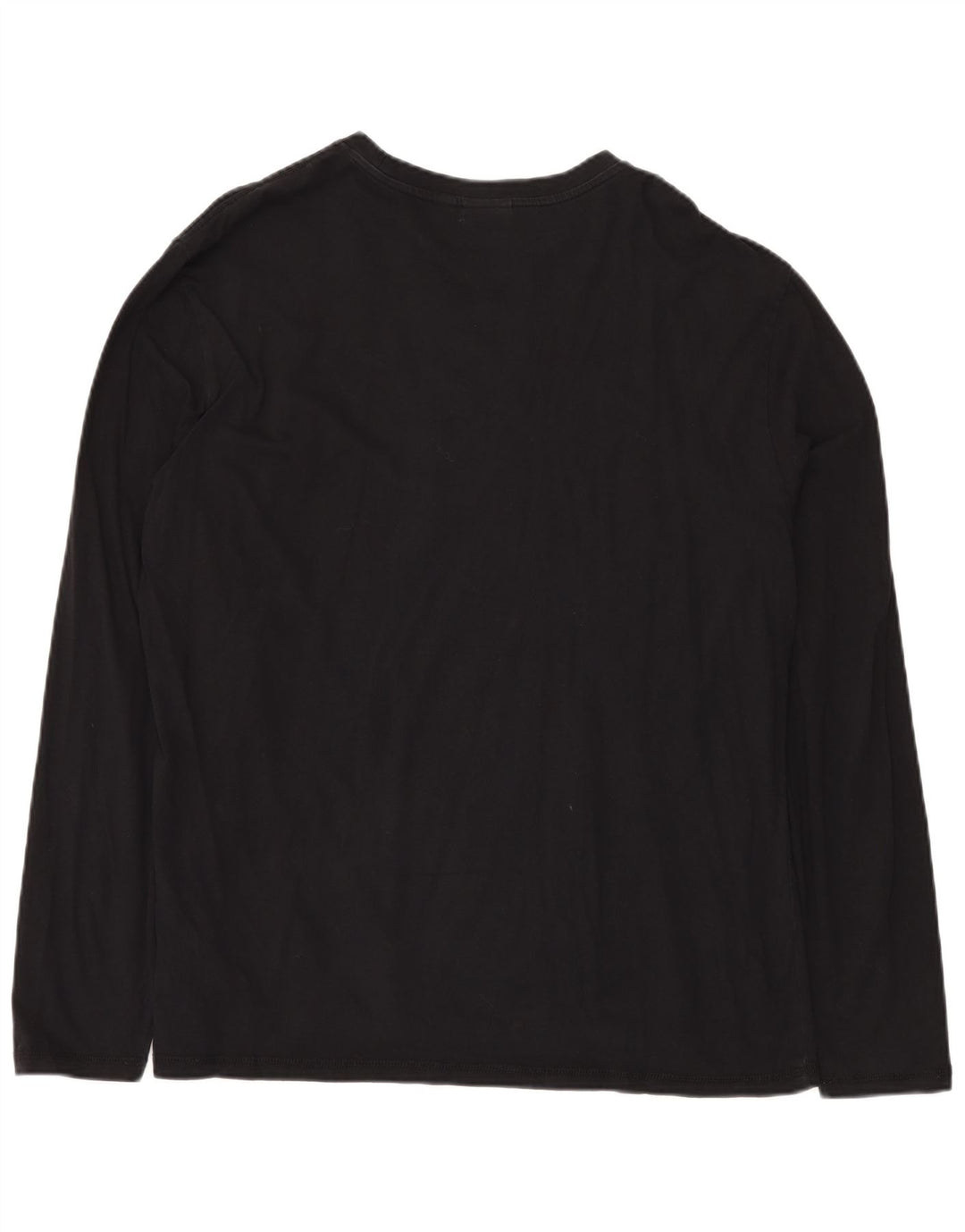 NAPAPIJRI Herren Grafik-Top Langarm 3XL Schwarz Baumwolle