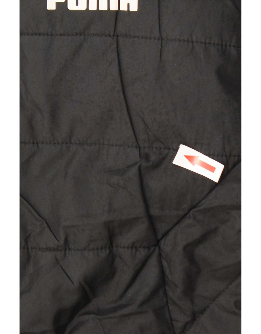 Puma Jungen Kapuzenjacke, gepolstert, 11–12 Jahre, schwarzes Polyester
