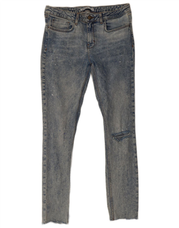Zara Damen Skinny Jeans EU 40 Medium W30 L29 Blau