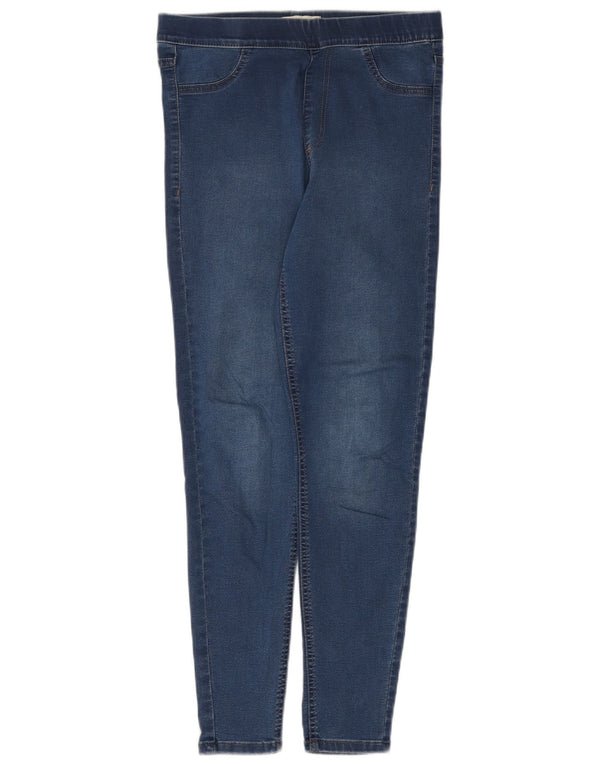 Marks & Spencer Damen Jegging Skinny Jeans UK 10 Small W30 L28 Blaue Baumwolle