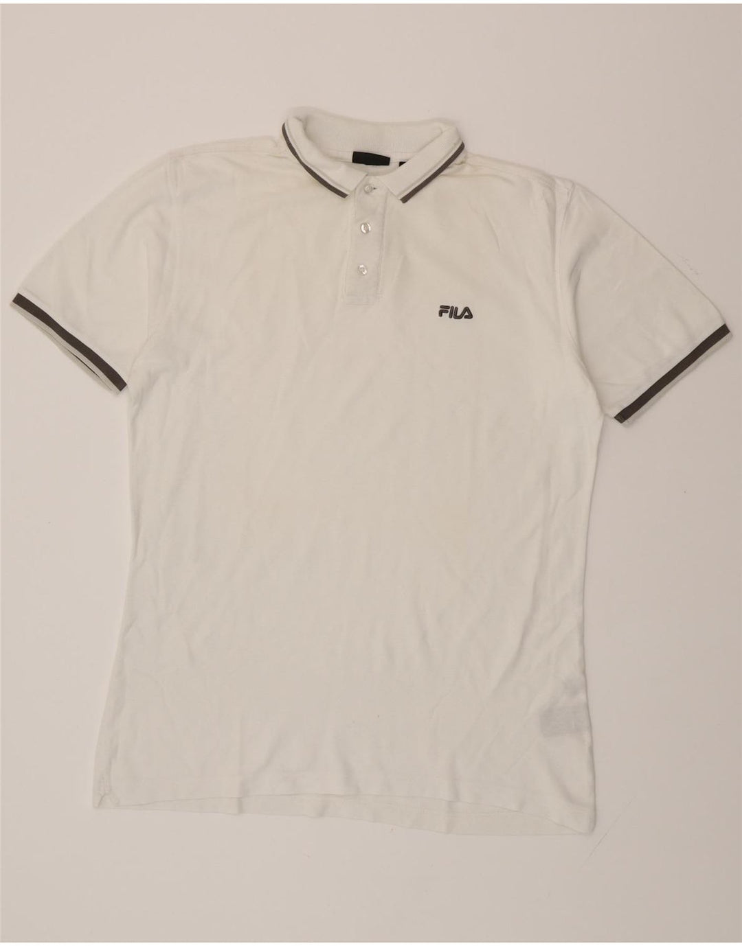 FILA Herren Poloshirt Large Weiß