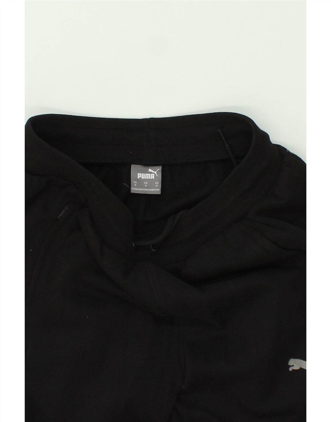 PUMA Mens Tracksuit Trousers Medium Black Cotton Vintage Puma and Second-Hand Puma from Messina Hembry 