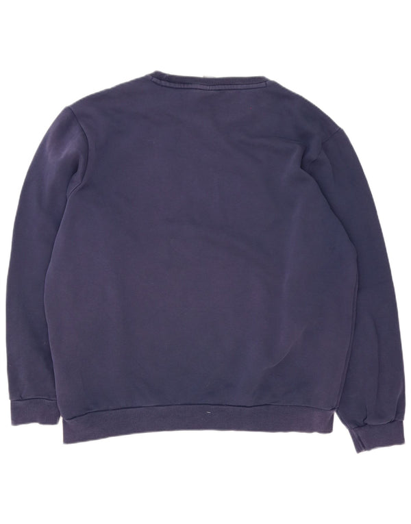 Puma Herren Grafik-Sweatshirt-Pullover, groß, marineblau, Baumwolle