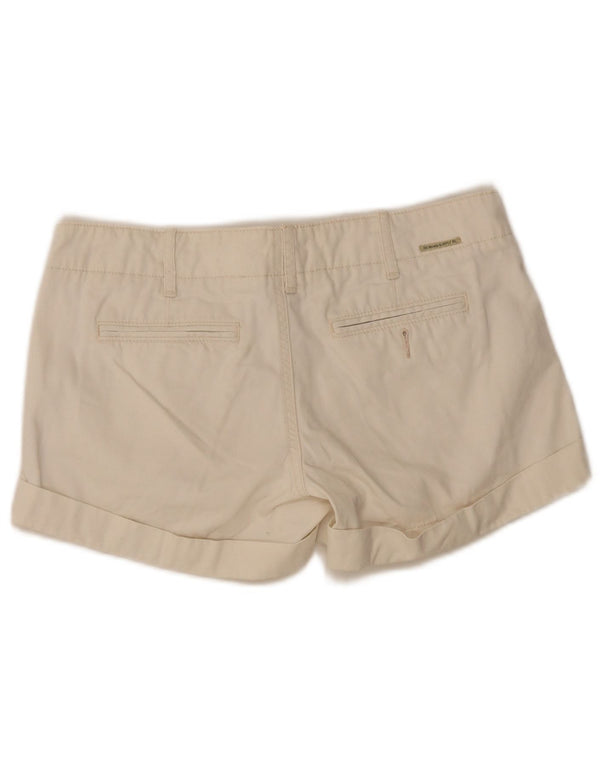 Ralph Lauren Damen Chinoshorts W27 Small Weiße Baumwolle