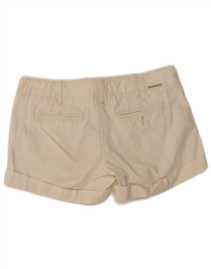 Ralph Lauren Damen Chinoshorts W27 Small Weiße Baumwolle