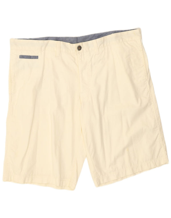 Murphy & Nye Herren Chinoshorts W44 2XL Weiße Baumwolle