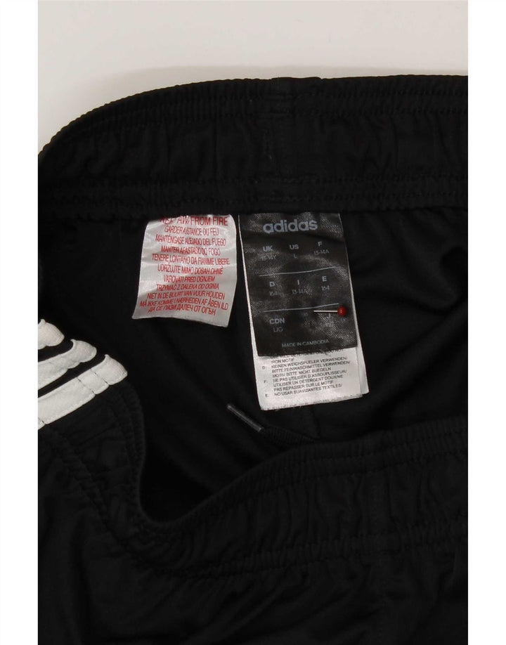Adidas Sportshorts für Jungen, 13–14 Jahre, schwarzes Polyester