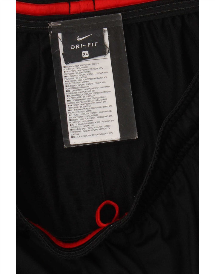 Nike Herren Dri Fit Trainingshose XL Schwarz Colourblock Polyester