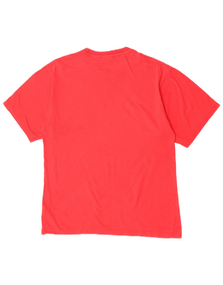 Fila Herren-T-Shirt mit Grafik, groß, aus roter Baumwolle
