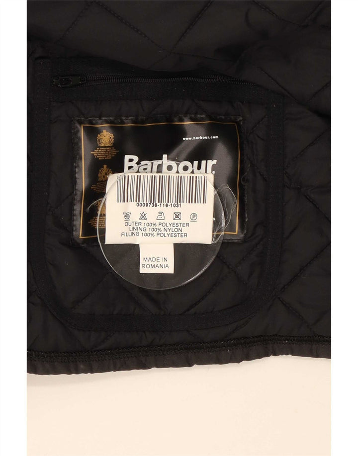 Barbour Herren Steppjacke UK 42 XL Schwarz Polyester