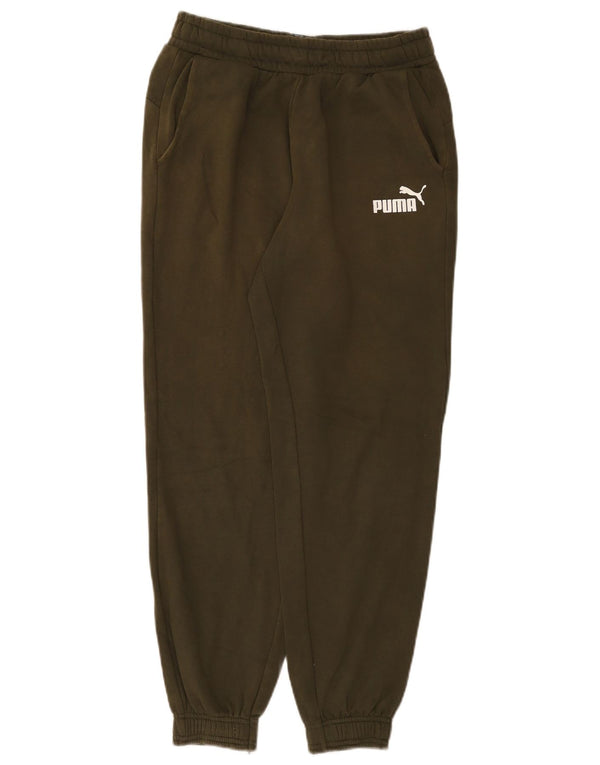 Puma Jungen Trainingshose Jogger 13–14 Jahre Khaki Baumwolle