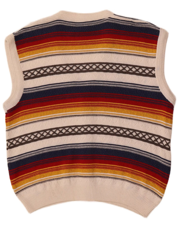 San Marco Herren-Strickjacke IT 50 Medium Mehrfarbig gestreift