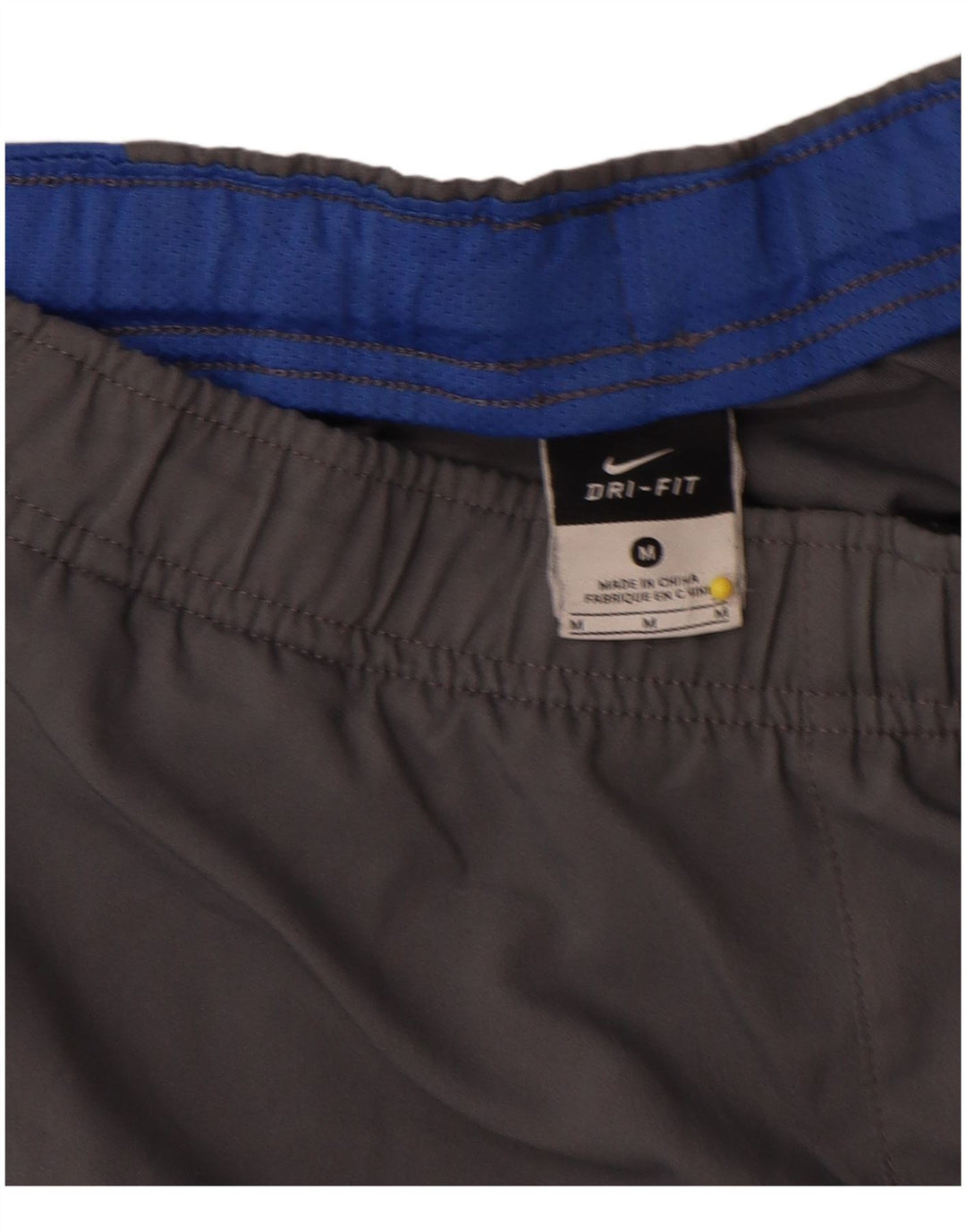 Nike Herren-Bermuda-Sportshorts aus mittelgrauem Colourblock-Polyester
