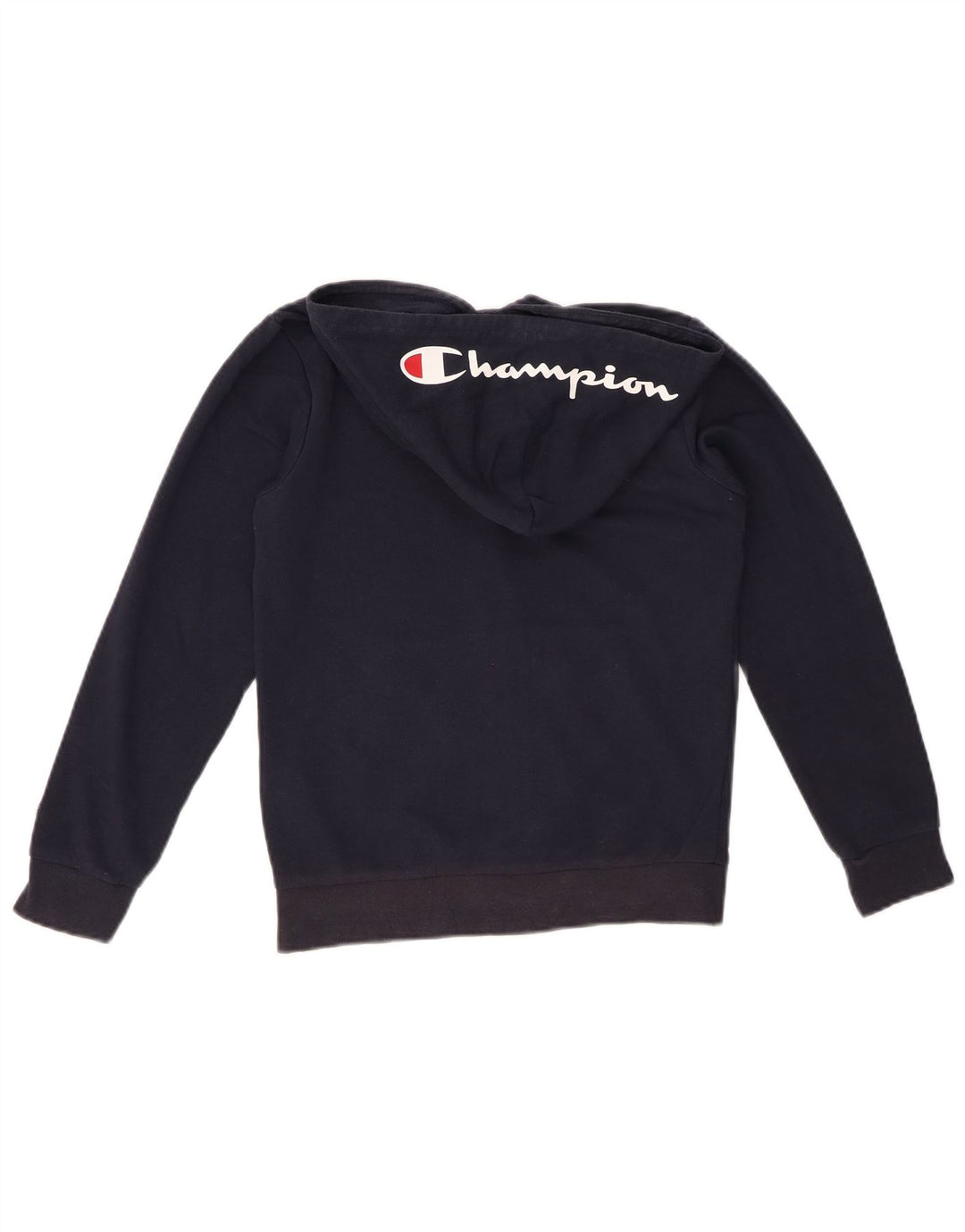 CHAMPION Kapuzenpullover mit grafischem Reißverschluss für Jungen, 9–10 Jahre, mittleres Marineblau