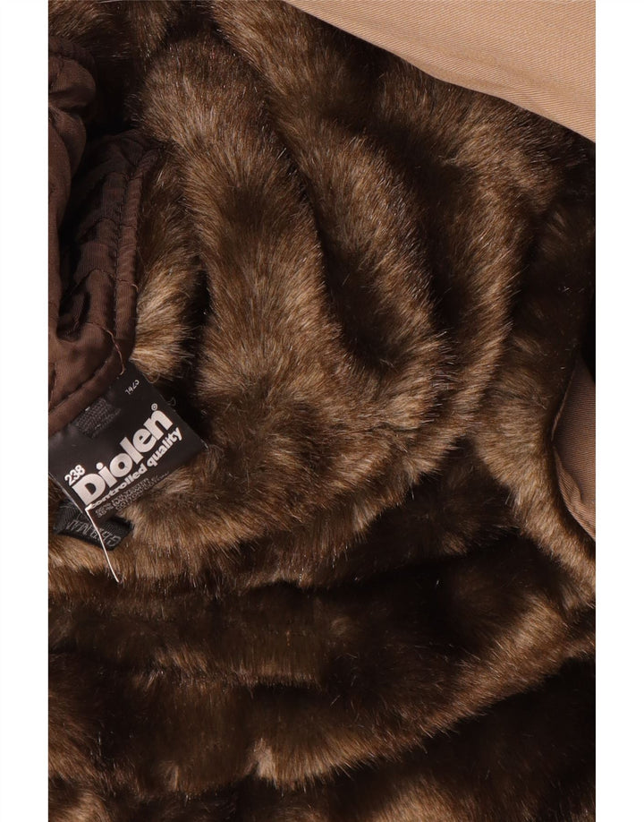 Diolen Damen Sherpa-Mantel UK 16 Large Braun Polyester