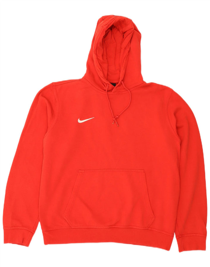 Nike Herren Kapuzenpullover aus mittelroter Baumwolle
