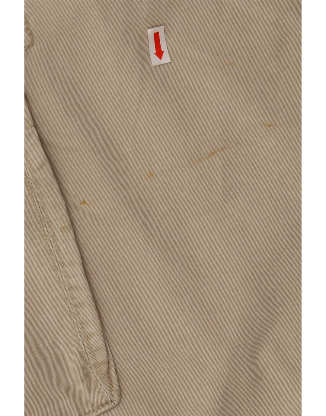 XDYE Gerade Cargohose für Damen, EU 42, Größe L, W34, L31, Beige