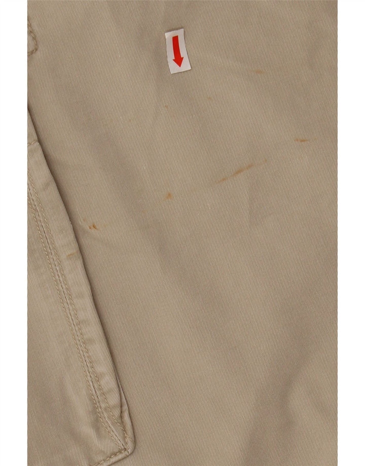 XDYE Gerade Cargohose für Damen, EU 42, Größe L, W34, L31, Beige