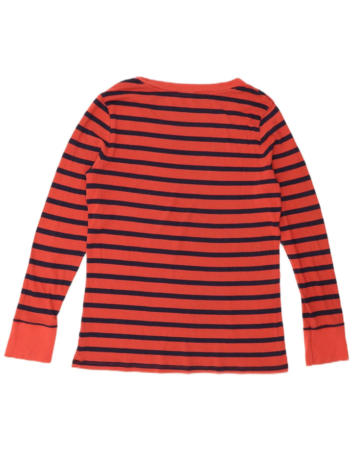 Gap Damen Top Langarm UK 18 XL Rot gestreift