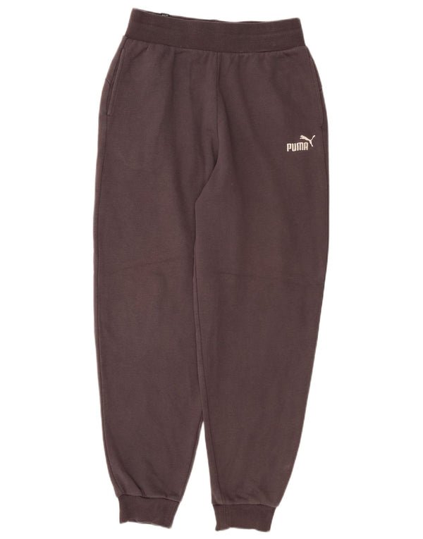 PUMA Damen Trainingshose Jogger UK 8 Small Grau Baumwolle